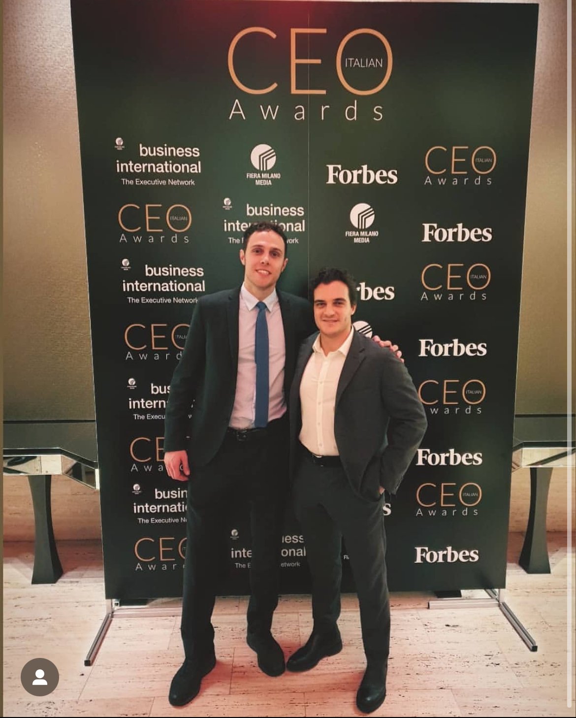 Emilio Salerno agli Italian CEO Awards del 2019